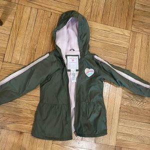 Green and pink girls fall/spring Carter’s coat